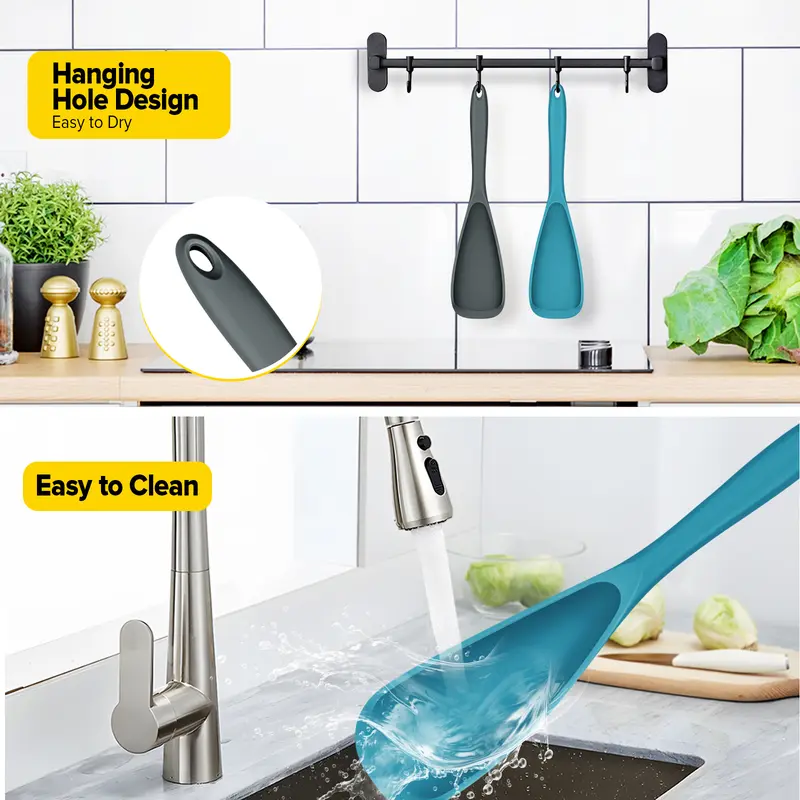 Pack of 2 Cooking Spoons for Non stick Cookware